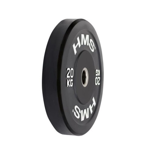 Talerz olimpijski Bumper 20 kg Czarny HMS BBR20 Talerz olimpijski Bumper 20 kg Czarny HMS BBR20