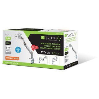 Biurkowy Obrotowy Uchwyt Monitora LCD 17-32 Cale Gazowy