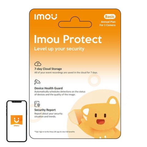 Karta Upominkowa IMOU Protect Basic (Plan Roczny) Karta Upominkowa IMOU Protect Basic (Plan Roczny)