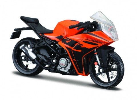 Model metalowy KTM RC390 z podstawką 1/18 Model metalowy KTM RC390 z podstawką 1/18
