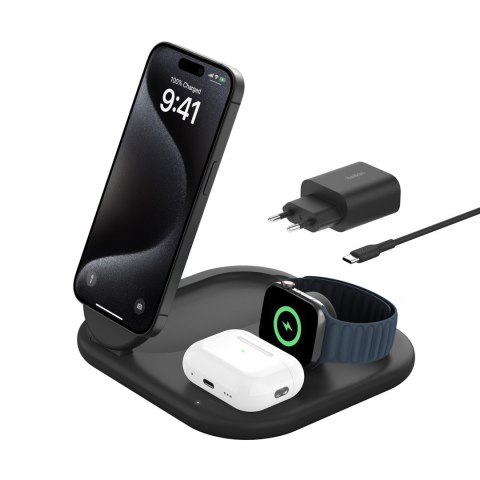 BELKIN ŁADOWARKA MAGNETYCZNA 3W1 36W QI2.0 IPHONE/APPLEWATCH/AIRPODS BELKIN ŁADOWARKA MAGNETYCZNA 3W1 36W QI2.0 IPHONE/APPLEWATCH/AIRPODS