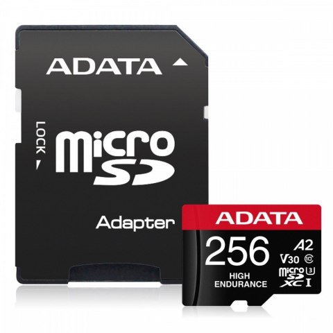 Karta microSD High Endurance 256GB UHS1 U3 V30 A2 100/85MB/s + Adapter Karta microSD High Endurance 256GB UHS1 U3 V30 A2 100/85MB/s + Adapter