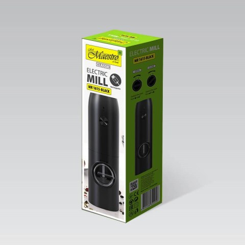 Młynek elektryczny USB MAESTRO MR-1615-BLACK Młynek elektryczny USB MAESTRO MR-1615-BLACK