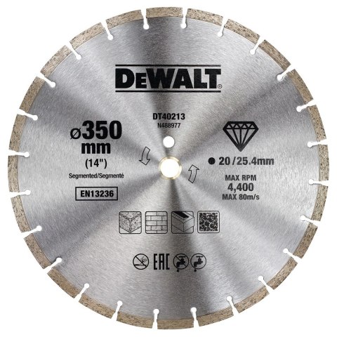 DeWALT DT40213-QZ Ostrze diamentowe DeWALT DT40213-QZ Ostrze diamentowe
