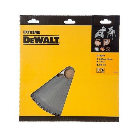 DeWALT DT4287-QZ ostrze do piły tarczowej 25 cm 1 szt. DeWALT DT4287-QZ ostrze do piły tarczowej 25 cm 1 szt.