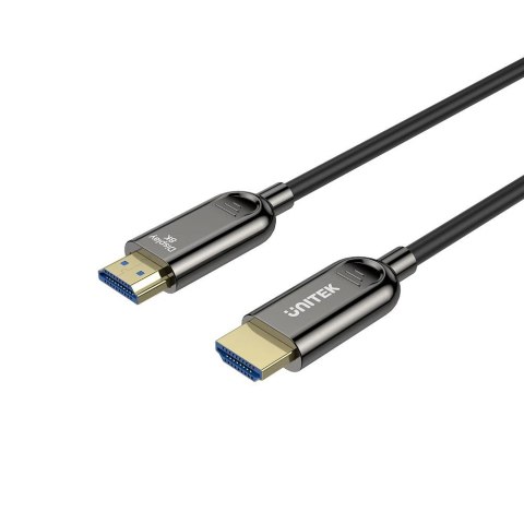UNITEK KABEL OPTYCZNY HDMI 2.1 Active Optical Cable 8K / 4K 144Hz 20M UNITEK KABEL OPTYCZNY HDMI 2.1 Active Optical Cable 8K / 4K 144Hz 20M