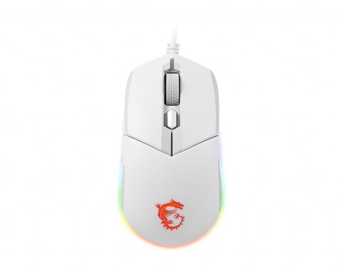 MSI CLUTCH GM11 WHITE myszka Oburęczny USB Typu-A Optyczny 5000 DPI MSI CLUTCH GM11 WHITE myszka Oburęczny USB Typu-A Optyczny 5000 DPI