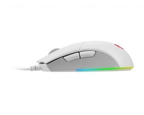 MSI CLUTCH GM11 WHITE myszka Oburęczny USB Typu-A Optyczny 5000 DPI MSI CLUTCH GM11 WHITE myszka Oburęczny USB Typu-A Optyczny 5000 DPI
