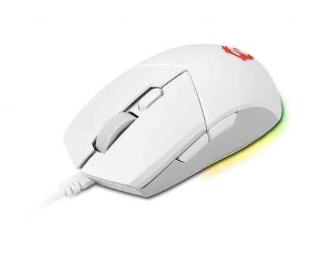 MSI CLUTCH GM11 WHITE myszka Oburęczny USB Typu-A Optyczny 5000 DPI MSI CLUTCH GM11 WHITE myszka Oburęczny USB Typu-A Optyczny 5000 DPI