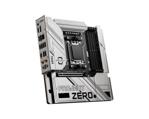 MSI B650M PROJECT ZERO płyta główna AMD B650 Gniazdo AM5 micro ATX MSI B650M PROJECT ZERO płyta główna AMD B650 Gniazdo AM5 micro ATX