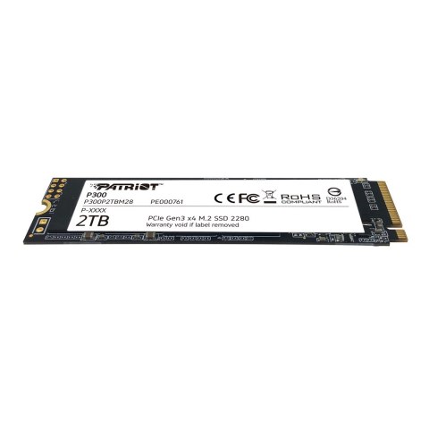 Dysk SSD Patriot P300 2TB M2 2280 PCI-Ex4 Gen3 NvME Dysk SSD Patriot P300 2TB M2 2280 PCI-Ex4 Gen3 NvME