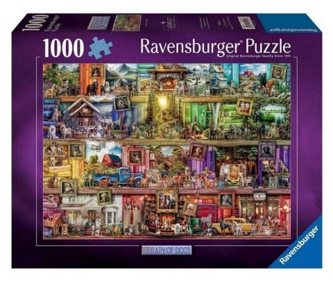 Puzzle 1000 Psy w bibliotece Puzzle 1000 Psy w bibliotece