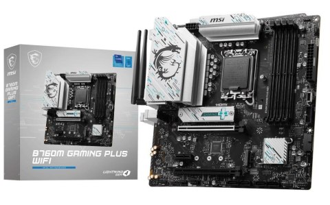 MSI B760M GAMING PLUS WIFI płyta główna Intel B760 LGA 1700 micro ATX MSI B760M GAMING PLUS WIFI płyta główna Intel B760 LGA 1700 micro ATX