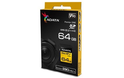 ADATA Premier ONE 64 GB SDXC UHS-II Klasa 10 ADATA Premier ONE 64 GB SDXC UHS-II Klasa 10