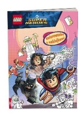 LEGO DC Super Heroes. Kolorowanka z naklejkami LEGO DC Super Heroes. Kolorowanka z naklejkami