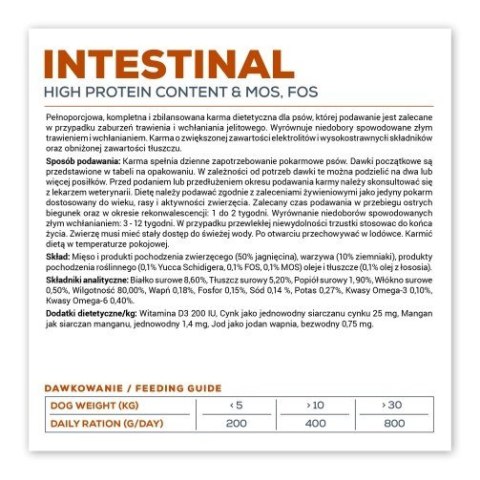 VetExpert Veterinary Diet Intestinal Dog 400g can VetExpert Veterinary Diet Intestinal Dog 400g can