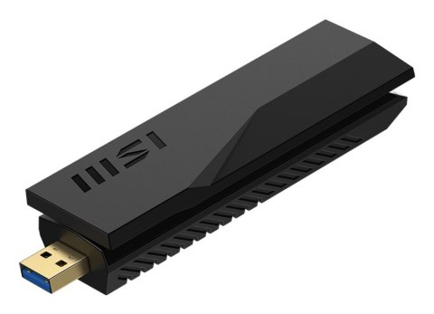Karta sieciowa MSI GUBE65 WiFi 7 USB Adapter Karta sieciowa MSI GUBE65 WiFi 7 USB Adapter