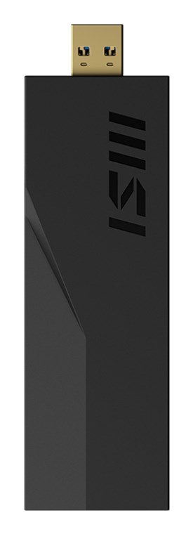 Karta sieciowa MSI GUBE65 WiFi 7 USB Adapter Karta sieciowa MSI GUBE65 WiFi 7 USB Adapter