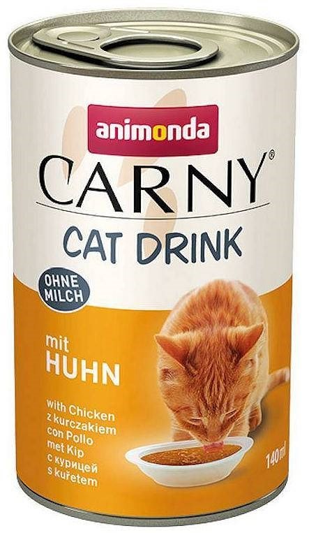ANIMONDA Carny Cat Drink Napój z kurczakiem - przysmak dla kota - 140 ml ANIMONDA Carny Cat Drink Napój z kurczakiem - przysmak dla kota - 140 ml