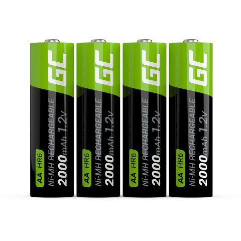 GREEN CELL AKUMULATORKI PALUSZKI 4X AA R6 2000MAH GREEN CELL AKUMULATORKI PALUSZKI 4X AA R6 2000MAH