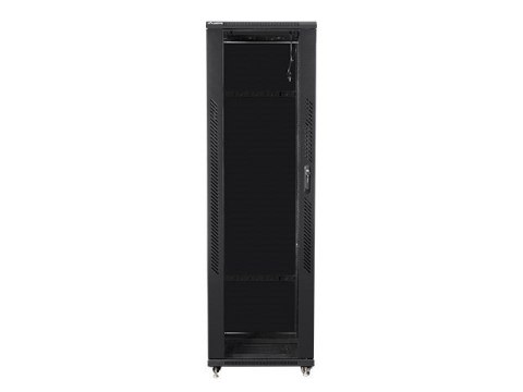 Szafa jednosekcyjna, zamykana na zamek Lanberg FF01-6642-12B (42U; 19''; 2050mm / 600mm / 600 mm; stojąca; Pełne, Szklane; 800 k Szafa jednosekcyjna, zamykana na zamek Lanberg FF01-6642-12B (42U; 19''; 2050mm / 600mm / 600 mm; stojąca; Pełne, Szklane; 800 k