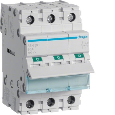 Hager SBN390 wyłącznik instalacyjny 3 3 moduł(y) Hager SBN390 wyłącznik instalacyjny 3 3 moduł(y)