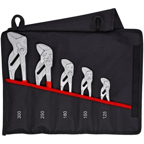 KNIPEX zestaw szczypcokluczy 5 sztuk 125/150/180/250/300mm KNIPEX zestaw szczypcokluczy 5 sztuk 125/150/180/250/300mm