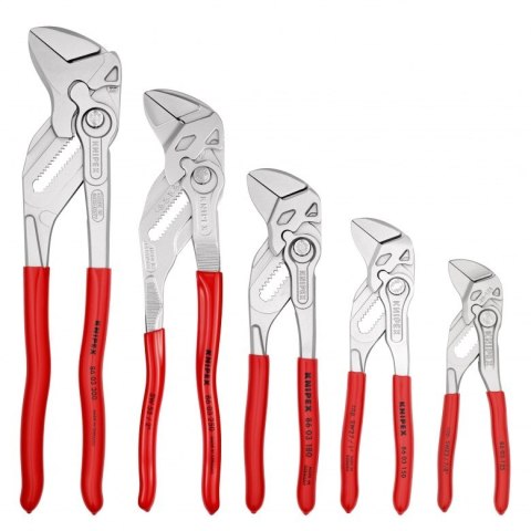 KNIPEX zestaw szczypcokluczy 5 sztuk 125/150/180/250/300mm KNIPEX zestaw szczypcokluczy 5 sztuk 125/150/180/250/300mm