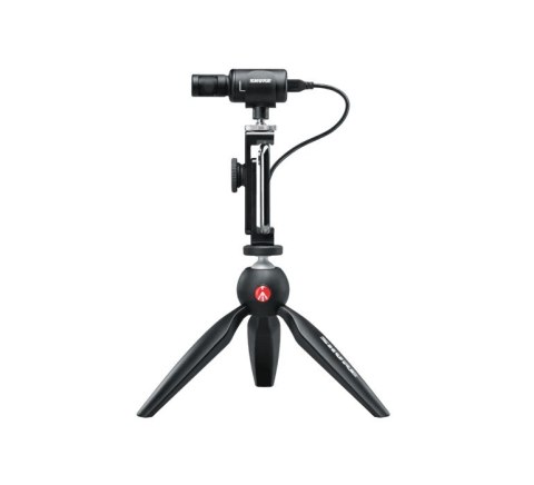 Shure | Mikrofon i zestaw wideo | MV88+DIG-VIDKIT | Czarny