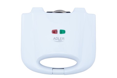 Adler AD 311 gofrownica 2 gof. 700 W Czarny, Biały