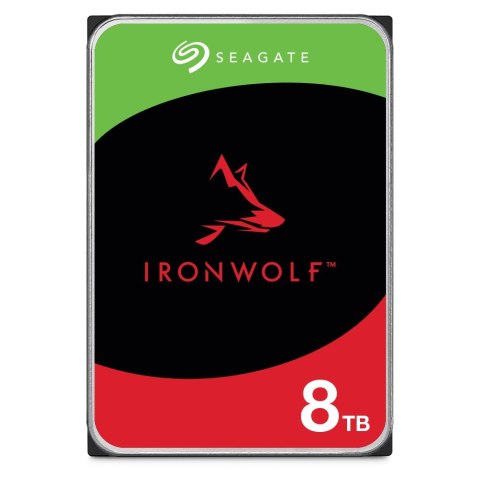 Dysk HDD Seagate IronWolf ST8000VN004 (8 TB ; 3.5"; 256 MB; 7200 obr/min) Dysk HDD Seagate IronWolf ST8000VN004 (8 TB ; 3.5"; 256 MB; 7200 obr/min)