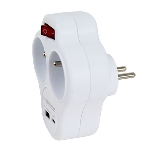 ESPERANZA ROZGAŁĘŹNIK ELEKTRYCZNY 2 GN. USB-C USB-A WŁ. BIAŁY ELK311W ESPERANZA ROZGAŁĘŹNIK ELEKTRYCZNY 2 GN. USB-C USB-A WŁ. BIAŁY ELK311W