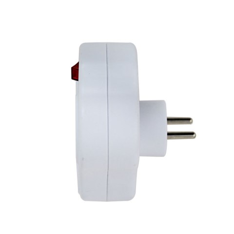 ESPERANZA ROZGAŁĘŹNIK ELEKTRYCZNY 3 GNIAZDA Z WYŁĄCZNIKIEM BIAŁY ELK304W ESPERANZA ROZGAŁĘŹNIK ELEKTRYCZNY 3 GNIAZDA Z WYŁĄCZNIKIEM BIAŁY ELK304W