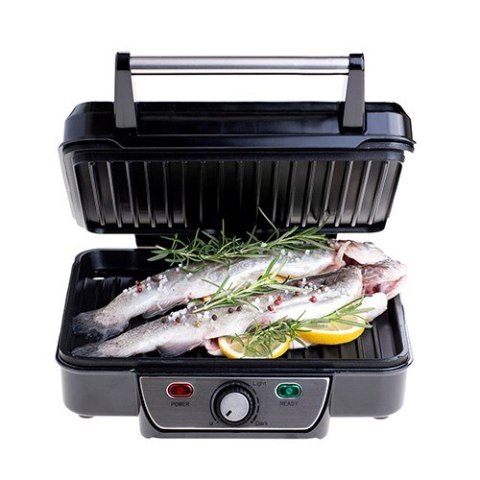Grill Mesko MS 3050 Contact grill, 1800 W, Black/Stainless steel Grill Mesko MS 3050 Contact grill, 1800 W, Black/Stainless steel