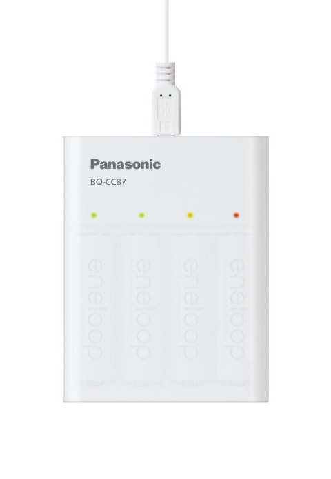 ŁADOWARKA PANASONIC SMARTPLUS USB + 4 x AA ENELOOP 2000 mAh ŁADOWARKA PANASONIC SMARTPLUS USB + 4 x AA ENELOOP 2000 mAh