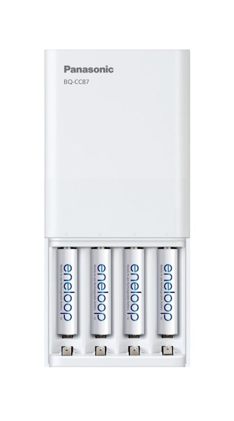 ŁADOWARKA PANASONIC SMARTPLUS USB + 4 x AA ENELOOP 2000 mAh ŁADOWARKA PANASONIC SMARTPLUS USB + 4 x AA ENELOOP 2000 mAh