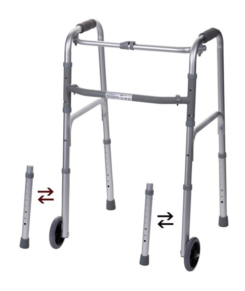 Balkonik rehabilitacyjny aluminiowy trójfunkcyjny