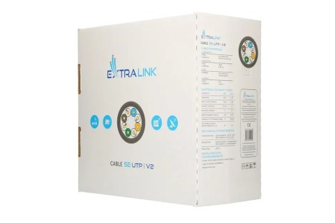 Extralink CAT5E UTP (U/UTP) V2 Wewnętrzny Kabel s Extralink CAT5E UTP (U/UTP) V2 Wewnętrzny Kabel s