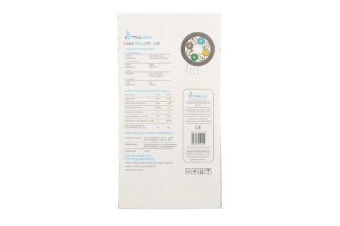 Extralink CAT5E UTP (U/UTP) V2 Wewnętrzny Kabel s Extralink CAT5E UTP (U/UTP) V2 Wewnętrzny Kabel s