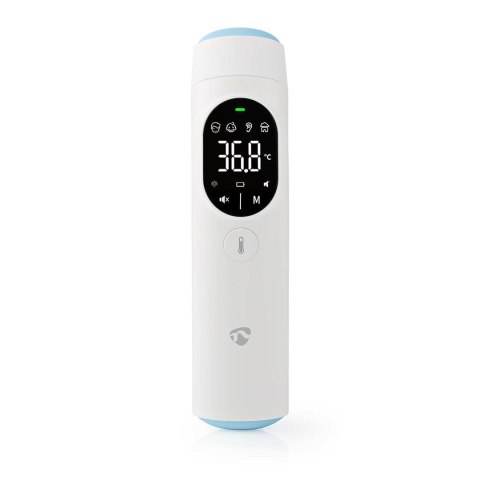 Nedis BTHTIR10WT termometr elektroniczny Termometr z funkcją teledetekcji Biały Ucho, Czoło Czujnik