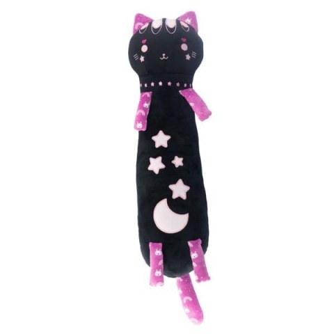 Maskotka Momomi Kot świecący w ciemności czarny 60 cm Maskotka Momomi Kot świecący w ciemności czarny 60 cm