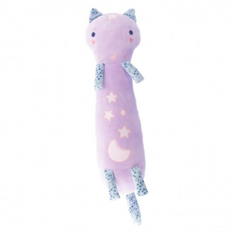 Maskotka Momomi Kot świecący w ciemności fioletowy 60 cm Maskotka Momomi Kot świecący w ciemności fioletowy 60 cm