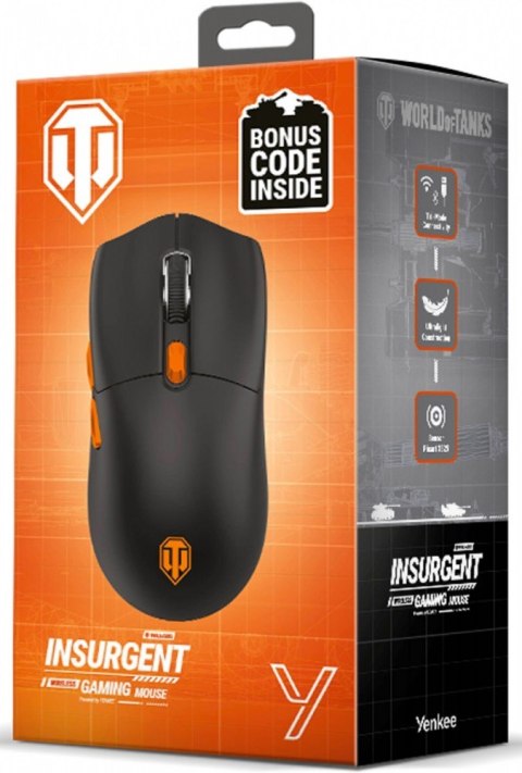 Mysz bezprzewodowa dla Graczy INSURGENT WT300 ultralekka - wersja limitowana WORLD OF TANKS Mysz bezprzewodowa dla Graczy INSURGENT WT300 ultralekka - wersja limitowana WORLD OF TANKS