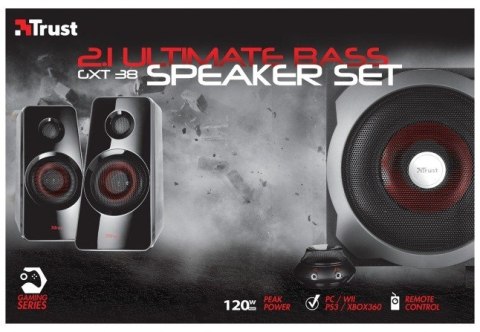 Zestaw głośników 2.1 z subwooferem Gaming GXT 38 Zestaw głośników 2.1 z subwooferem Gaming GXT 38