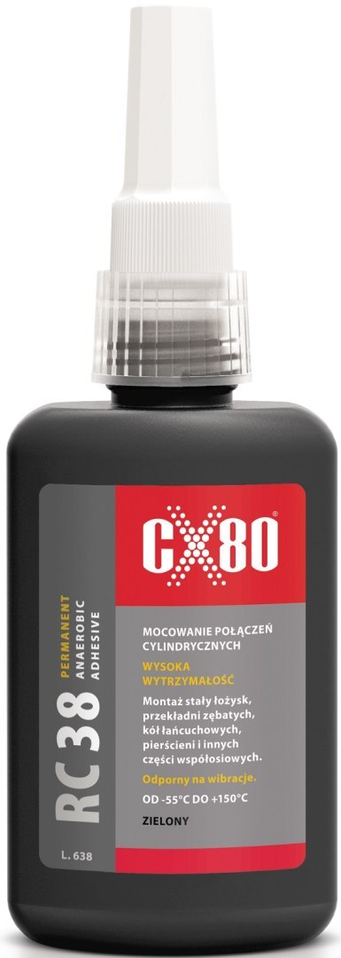 KLEJ DO MONTAŻU ŁOŻYSK I PIERŚCIENI ZIELONY 50ML KLEJ DO MONTAŻU ŁOŻYSK I PIERŚCIENI ZIELONY 50ML