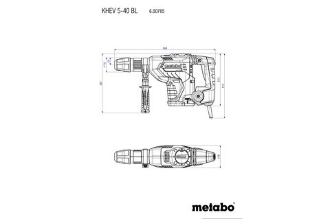 MŁOT UDAROWY OBROTOWY SDS-MAX KHEV 5-40 BL MŁOT UDAROWY OBROTOWY SDS-MAX KHEV 5-40 BL
