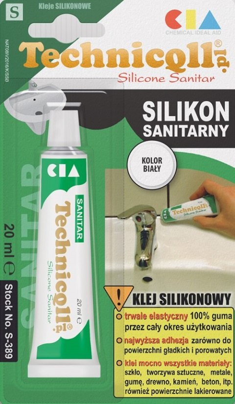 SILIKON SANITARNY BIAŁY 20ML SILIKON SANITARNY BIAŁY 20ML