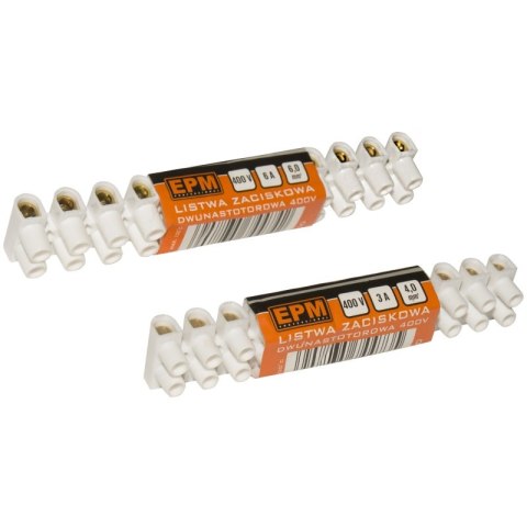 LISTWA ZACISKOWA 12-TOROWA 6.0MM2 LISTWA ZACISKOWA 12-TOROWA 6.0MM2