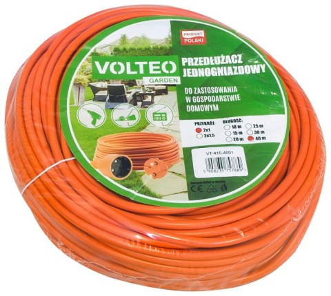 PRZEDŁUŻACZ OGRODOWY 10M PRZEWÓD H05VV-F 2*1MM PRZEDŁUŻACZ OGRODOWY 10M PRZEWÓD H05VV-F 2*1MM