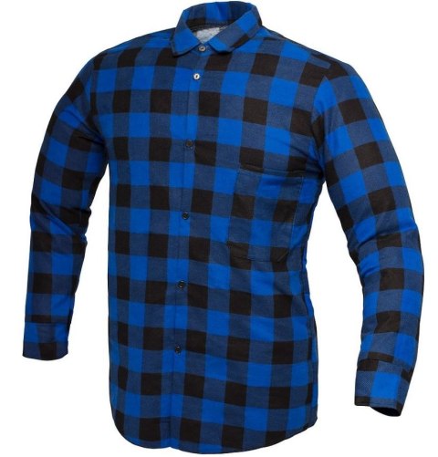 KOSZULA FLANELOWA NIEBIESKA, POLSKA ROZMIAR XXL KOSZULA FLANELOWA NIEBIESKA, POLSKA ROZMIAR XXL